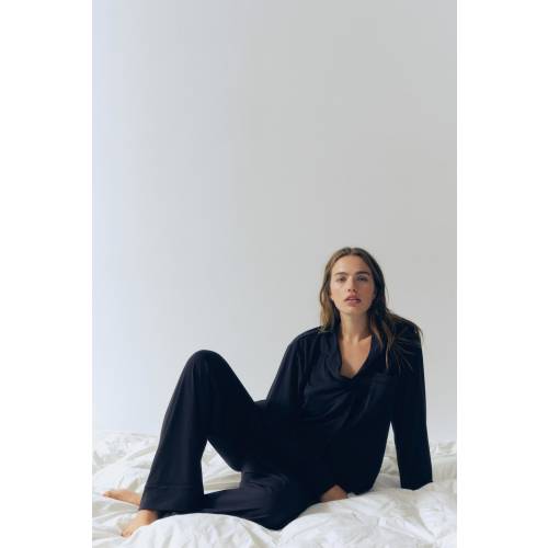 VISCOSE-BLEND PAJAMAS