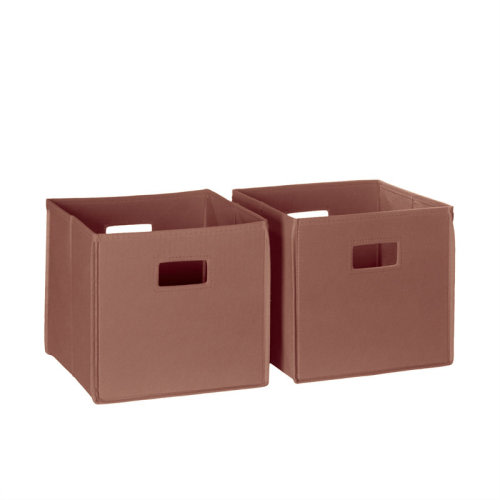 RiverRidge Home RiverRidge Kids 2pc Fabric Collapsible Storage Cube Organizers with Handles for Playroom Organization & Reviews | Wayfair