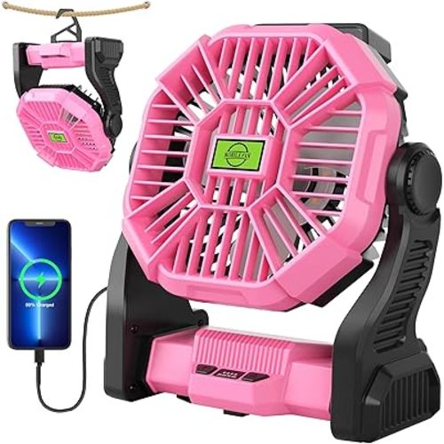 Portable Fan Rechargeable Camping Tent Fan Rechargeable Essentials