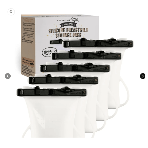 Reusable Silicone Breastmilk Storage Bags | Legendairy Milk