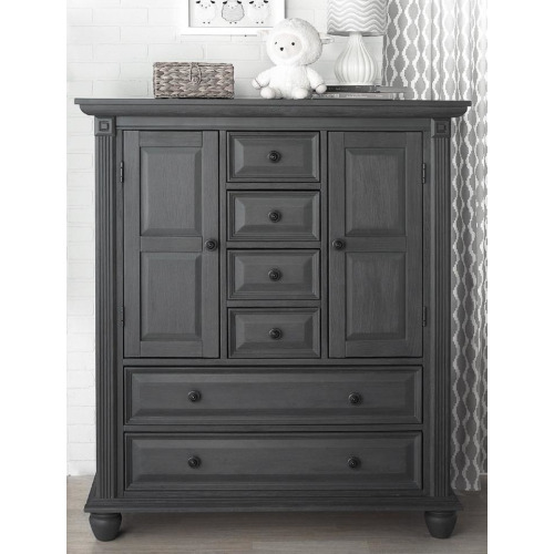 Oxford Baby London Lane Chifferobe - Arctic Gray