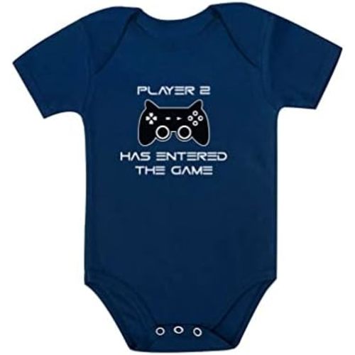 Tstars Player 2 Has Entered The Game Baby Announcement Gifts Gamer Infant Bodysuit
