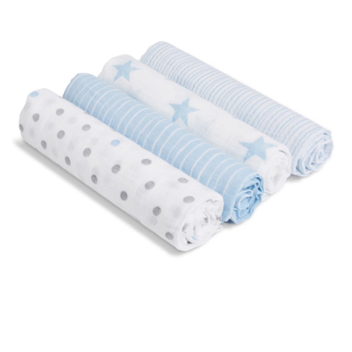 Dapper Muslin Swaddle 4pk | aden + anais