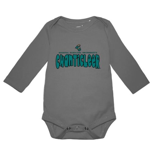 Youth GARB gry Coastal Carolina OLLIE - Infant L/S Bodysuit