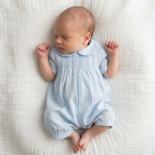 Romper With Pintucks – Ella Marina Baby