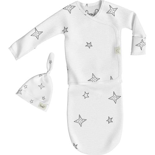 Bonsie Baby Onsie Bag and Hat