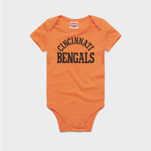 Cincinnati Bengals Classic Baby One Piece | Retro NFL Baby One-Piece – HOMAGE
