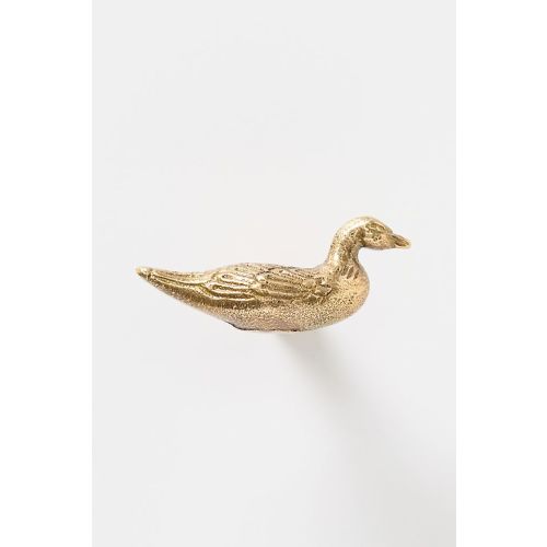 Mallard Duck Brass Knob