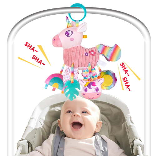 Style-Carry Baby Car Seat Toys, Stroller Toy Baby Hanging Toys, 0 3 6 9 12 Months Newborn Toys for Stroller Bassinet Crib Baby Carrier
