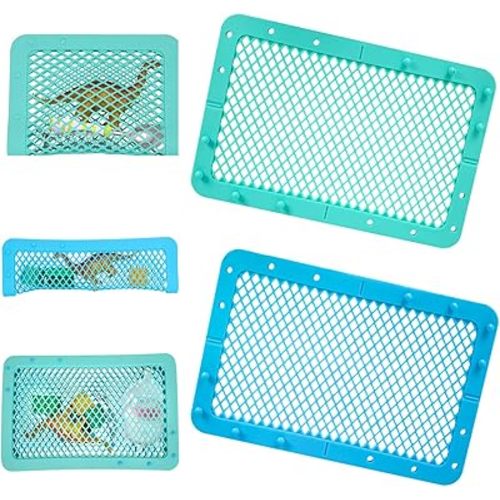 Silicone Dishwasher Basket for Baby Items Dishwasher Bag for Small Items Dishwasher Bottle Parts Basket Bottle Nipples Baby Dishwasher Breast Pump Accessories Pacifier Toy Parts (Blue, Green)