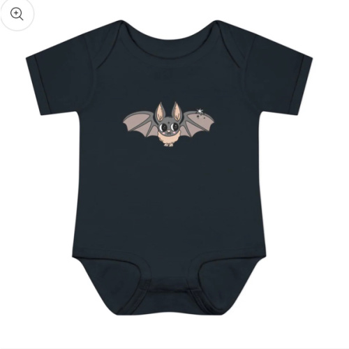 Cheeky Bat Onesie (Babies/Toddlers) – Witching Hour Baby