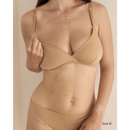 Soft-Cup Nursing Bra - Camel