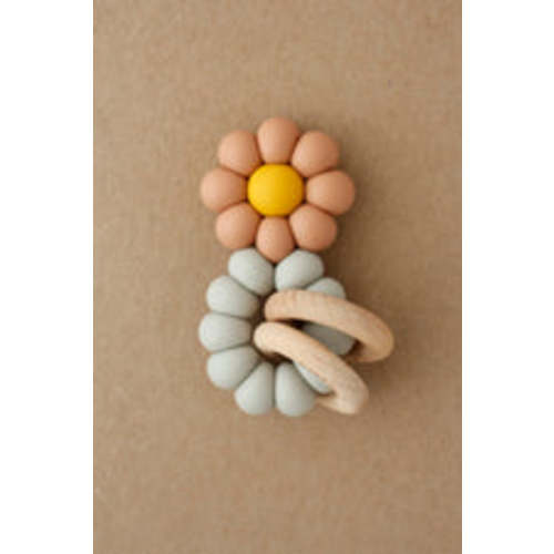Teether - Chamomile | Dusty Coral – Finn + Emma