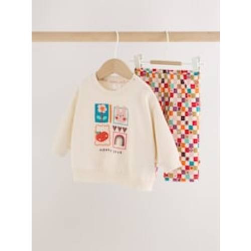 Buy Multi Bright Character Baby Sweat Top And Wide Leggings 2 Piece Set (0mths-2yrs) from Next USA