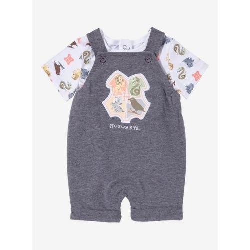 Harry Potter Hogwarts House Crest T-Shirt and Overall Set — BoxLunch Exclusive