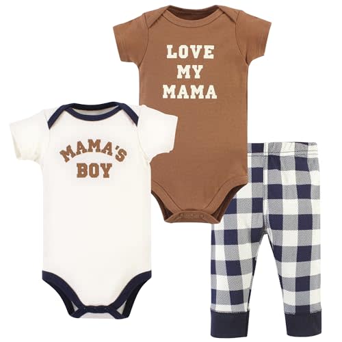 Hudson Baby Unisex Cotton Bodysuit and Pant Set