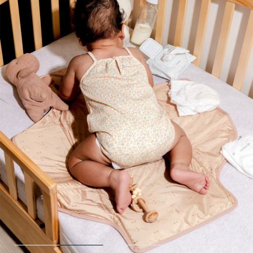 Baby Changing Mat Nylon | Unisex Diaper Changing Mat by Caraa