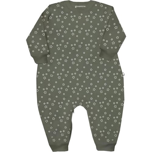 GUNAMUNA Baby Fleece Jumpsuit | One Piece Outfit for Toddlers Infants, Easy Diaper Changes