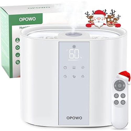 Humidifier for Bedroom Cool Mist for Plants, 5.5L Top Fill Air Humidifier for Large Room, Essential Oil Diffuser, Lasts up to 55H, Sleep Mode, Timer, Touch and Remote Control, Auto Off