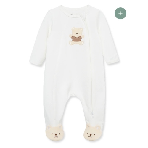 Gentle Bear 2-Way-Zip Footie