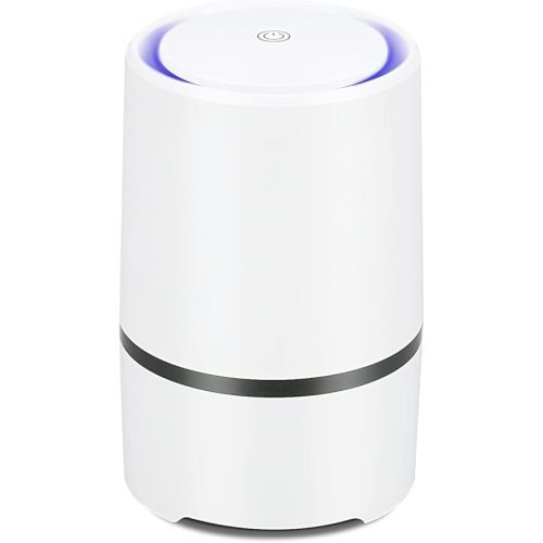 Air Purifier for Home with True HEPA Filters,Low Noise Portable Air Purifiers with Night Light,Desktop USB Air Cleaner