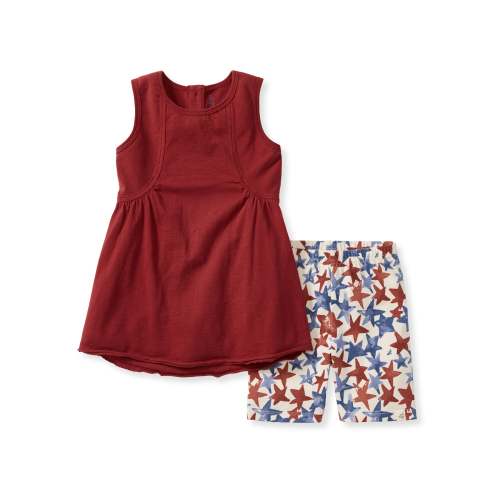 American Stars Tunic & Shorts Set – Burt's Bees Baby