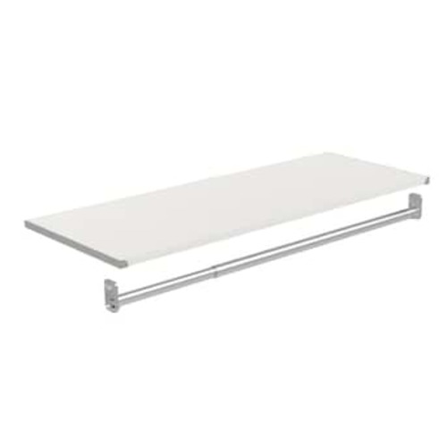 ClosetMaid Modular Closet 36.02-in x 13.78-in D White Solid Shelving Wood Closet Shelf Kit (1 Shelf) 456700 at Lowes.com