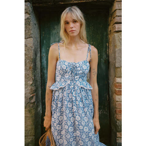 The Leonor Dress | Aster Field Lapis