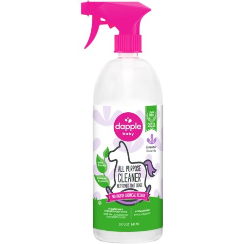 Dapple Baby - All Purpose Cleaning Spray Multi-Purpose Cleaner Baby Safe and Plant Based Household Cleaning Spray Sweet Lavender Scented - 887ml 30 Ounces