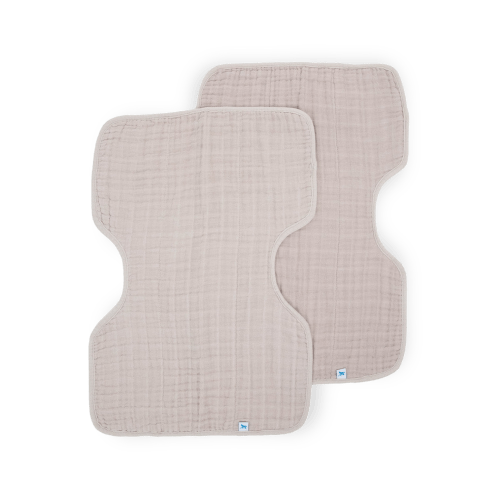 Cotton Muslin Burp Cloth 2 Pack - Porpoise
