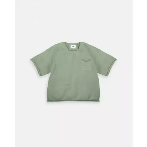 Brands We Love Boxy Cotton Tee Pocket - Sage by Janie and Jack