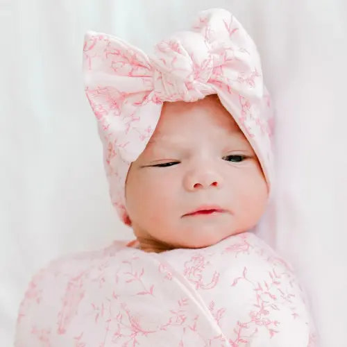 Headwrap - Bamboo Cotton, Whimsical Garden