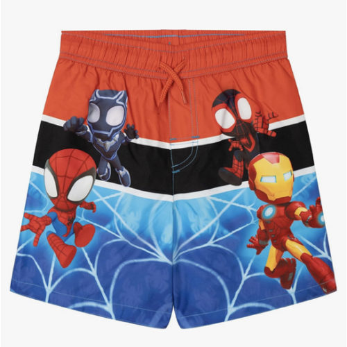 Marvel Swim Trunks Bathing Suit UPF 50+ Toddler to Big Kid Sizes (2T - 18-20)