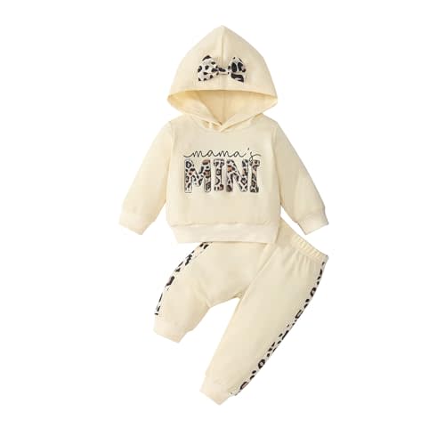 Jeinxcn Infant Baby Girl Clothes Long Sleeve Hoodie Sweatshirt Pants Toddler Fall Winter Outfits Set