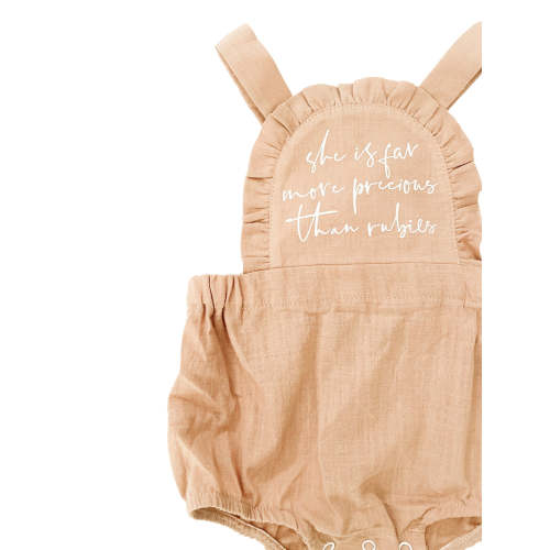 Far More Precious Than Rubies Ruffled Jumper
