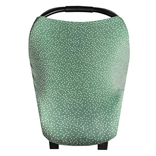 Copper Pearl Multi-Use Cover: Car Seat Covers, Nursing Cover, and Stroller Cover for Sun - Stretchy Fabric, All-Season Use, Stylish Designs, Easy Access for Moms - Juniper