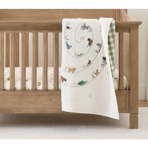 ABC Animal Baby Quilt | Pottery Barn Kids