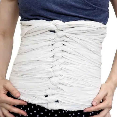 Bengkung Belly Wrap, Postpartum Belly Binding Cloth Wrap, Traditional Cloth Postpartum Wrap, 17 yards long, Premium Unbleached Muslin Cotton Fabric