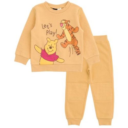 Disney Winnie the Pooh Tigger Infant Baby Boys Fleece Sweatshirt and Jogger Pants Outfit Set Yellow 12 Months