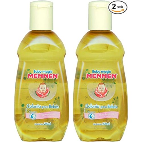 2 Baby Magic Mennen Cologne 6.76 Fl Oz (2 Colonias Mennen para Bebe 200 ml)