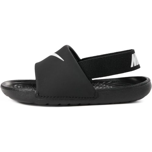 Amazon.com | Nike Baby/Toddler Kawa Slides, White/Black-Black-White, 2C | Sandals