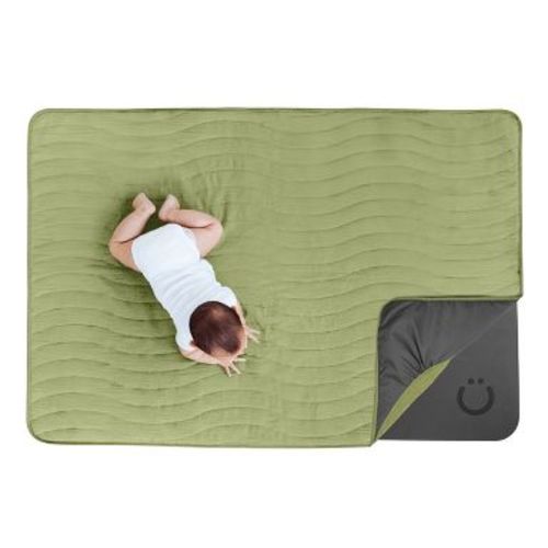 Ubbi Baby Play Mat with Soft Washable Cover - Lily Pad/Green