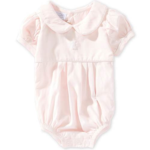 Mud Pie Baby Girls Peter Pant Collar French Knot Bunny Bubble Romper