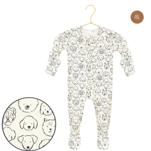 Dane Zipper Footies 6-12 months