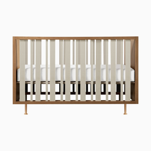 Nursery Works Novella 4-in-1 Convertible Crib - Stained Ash/Ivory