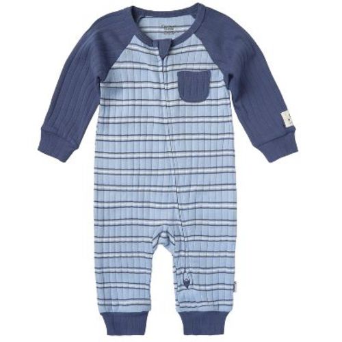 Gerber Baby Boys' Romper, Blue, 0-3 Months