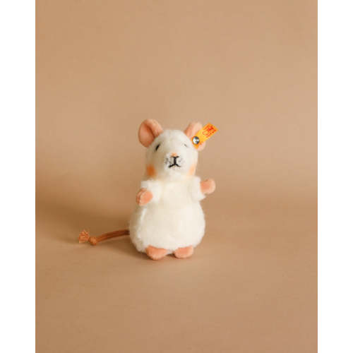 Steiff, Pilla Mouse Stuffed Plush Animal, 4 Inches