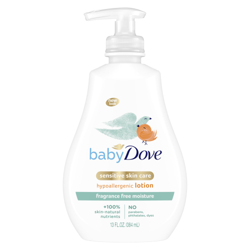 Fragrance Free Moisture Hypoallergenic Lotion – Baby Dove