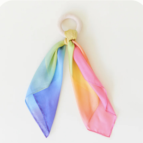 Rainbow Baby Teethers – Sarah's Silks