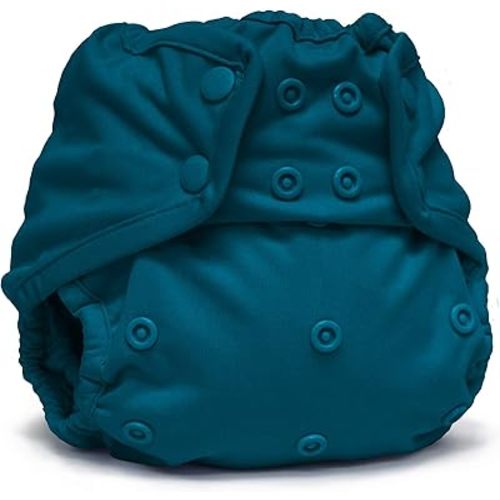 Kanga Care Rumparooz Double Leg Gusset Reusable Cloth Diaper Cover One Size Snap | Caribbean 6-35 lbs